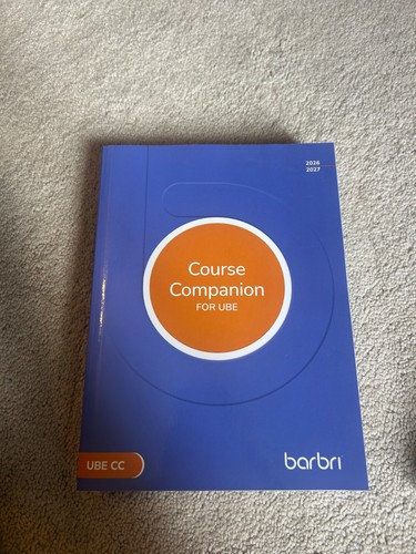 Barbri ube course companion - barbri,
